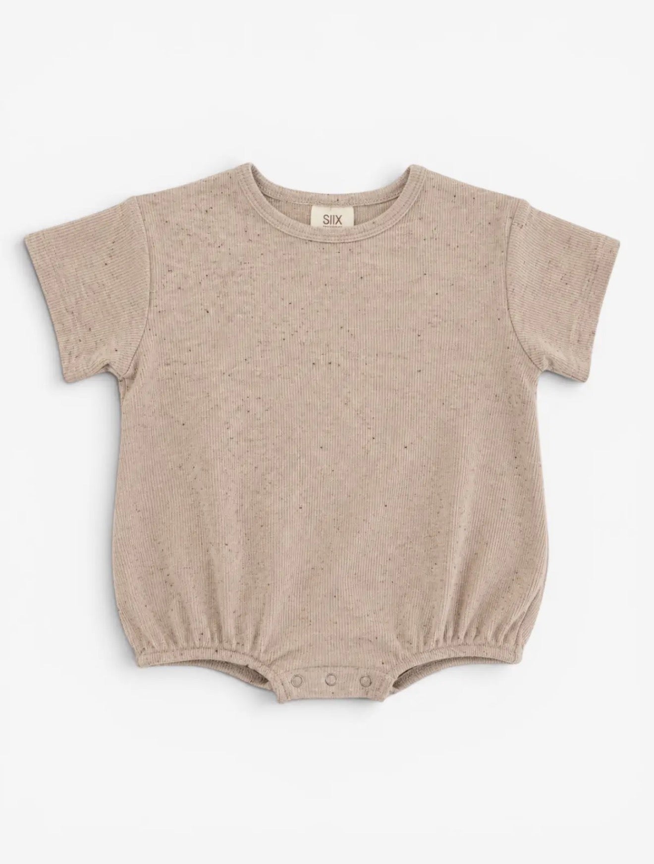 TAN SPECKLED/ ORGANIC T-SHIRT BUBBLE