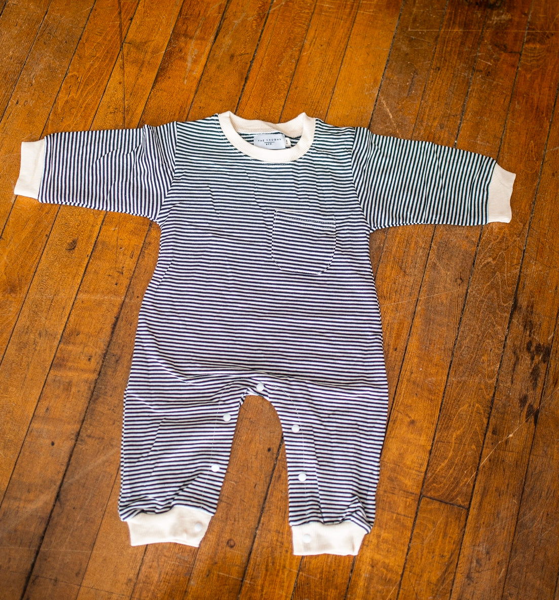 Little Voyager Striped Jumpsuit