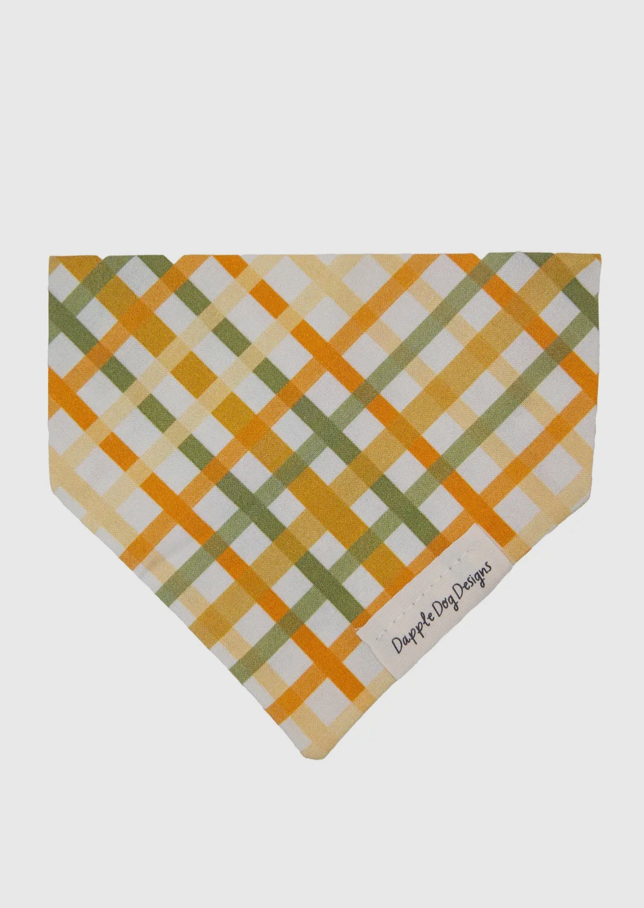 Autumn Plaid Bandana - Fall Dog Bandana