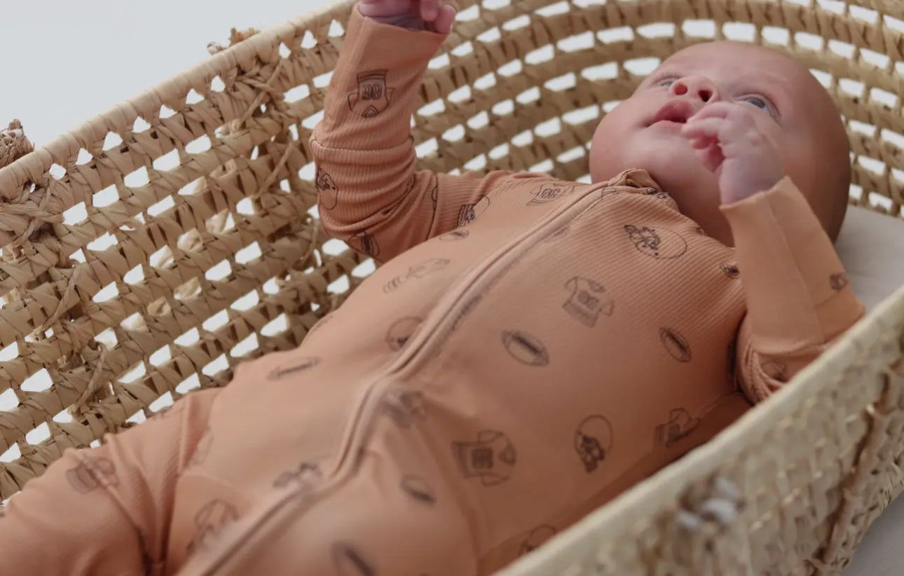 Little Linebacker Zip Pajamas