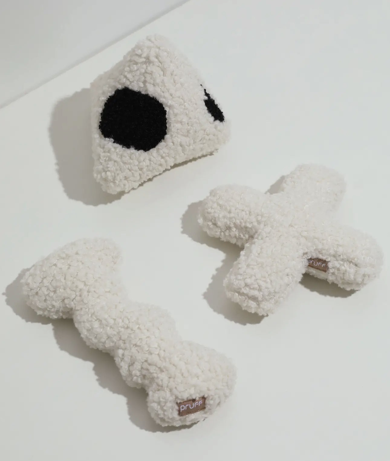 Off White Boucle Trio