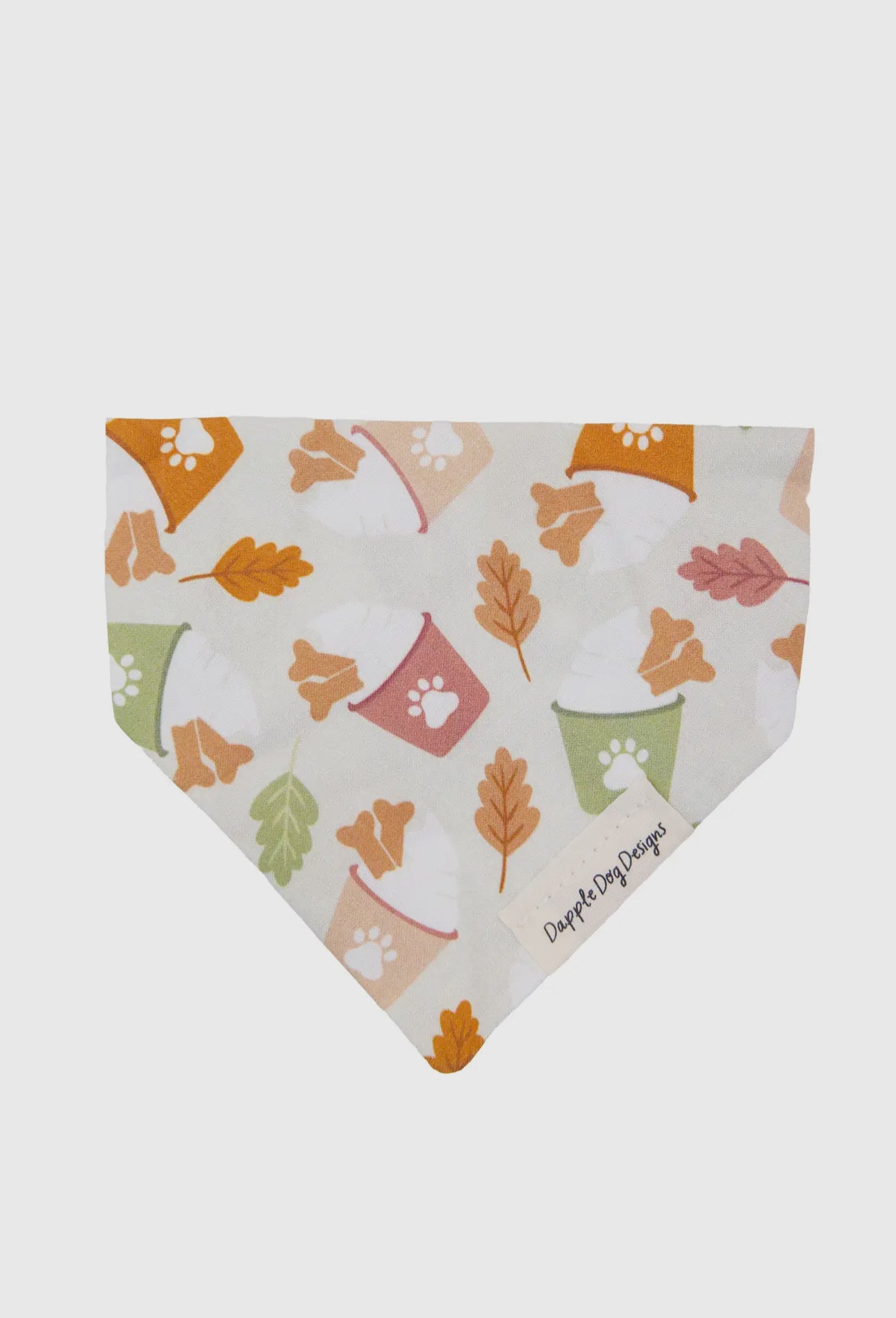 Fall Pup Cups Bandana - Fall Dog Bandana
