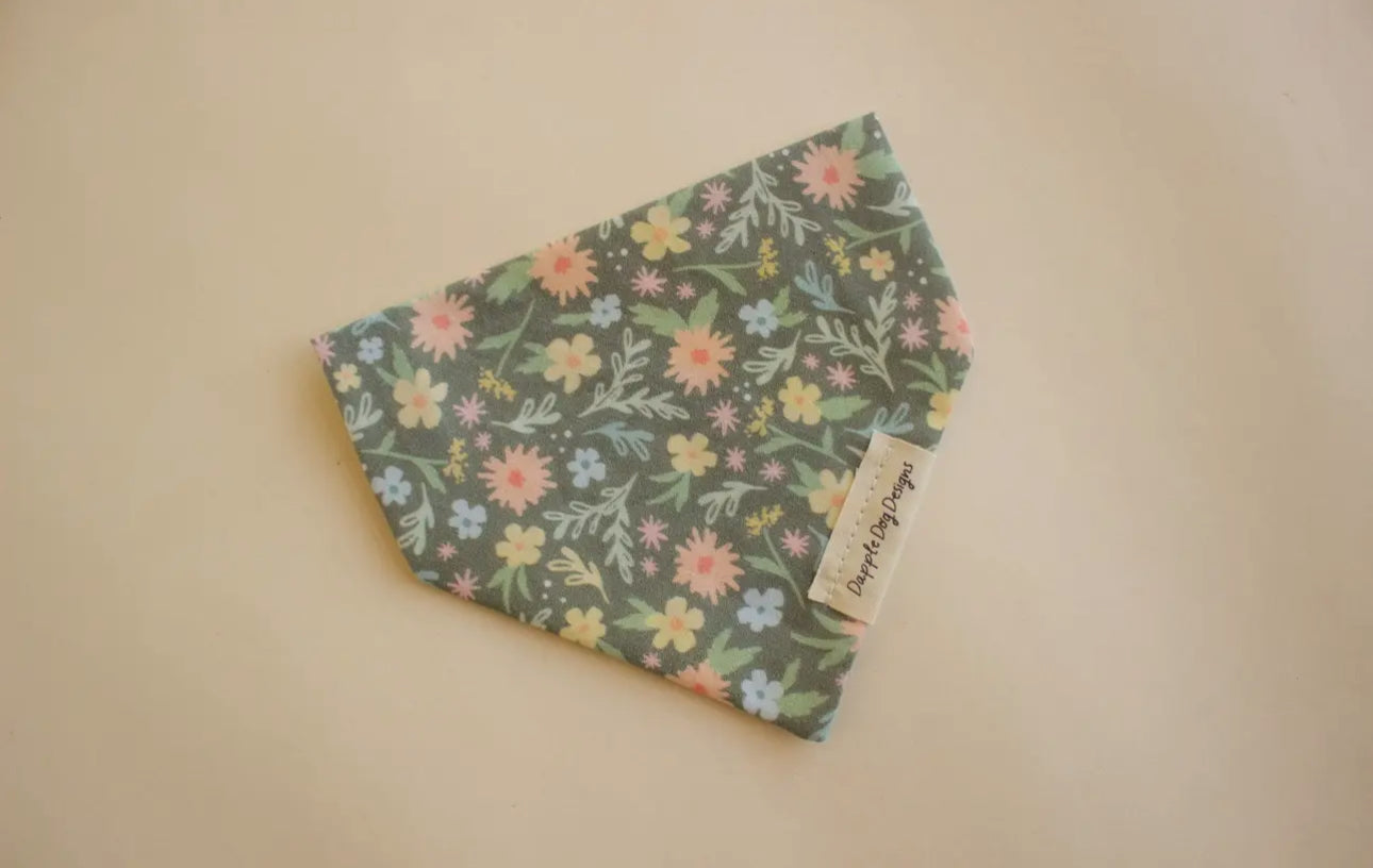 Wildflowers Bandana - Spring Dog Bandana