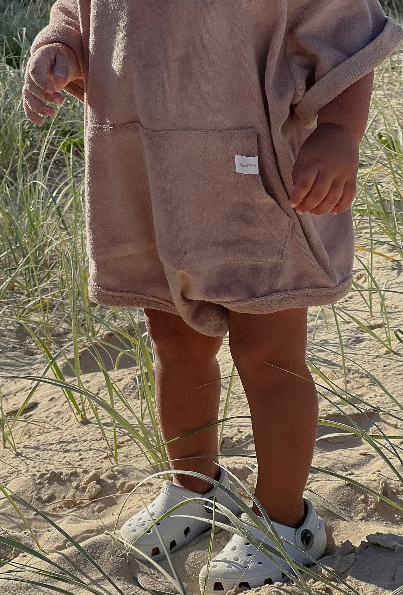 Mini Terry Romper - Chocolate Latte