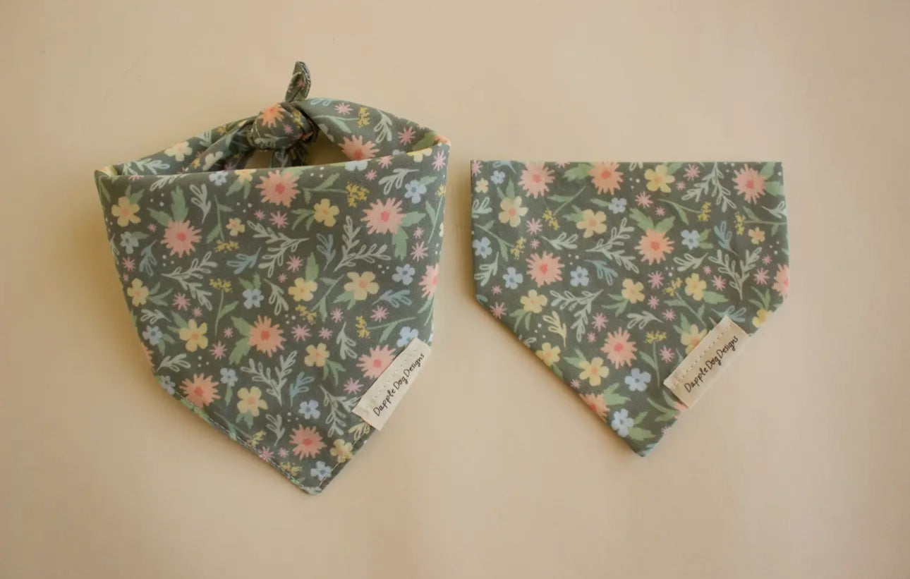 Wildflowers Bandana - Spring Dog Bandana