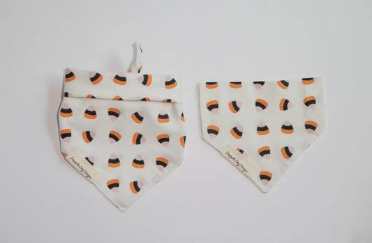 Candy Corn Bandana - Halloween Dog Bandana