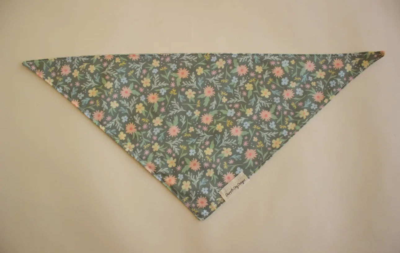 Wildflowers Bandana - Spring Dog Bandana