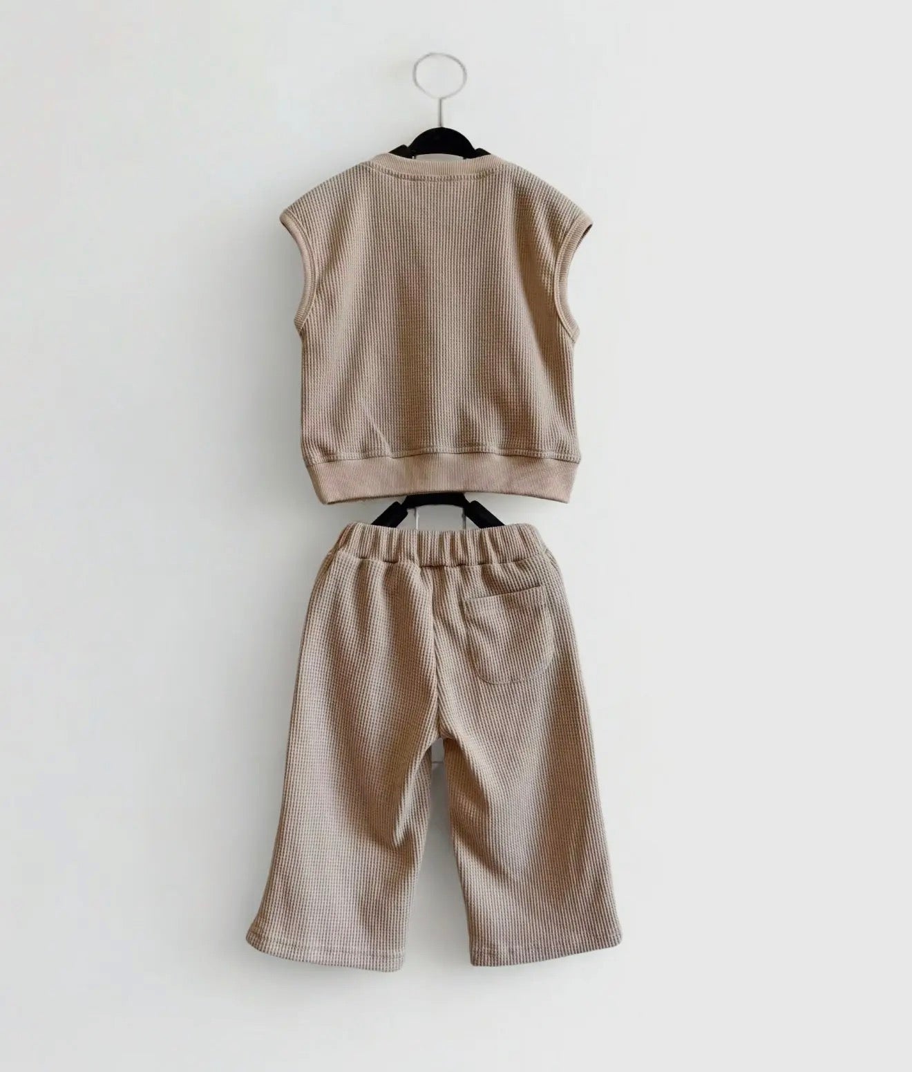 Maya Infant/Toddler Waffle 2-Piece Set - Oatmeal