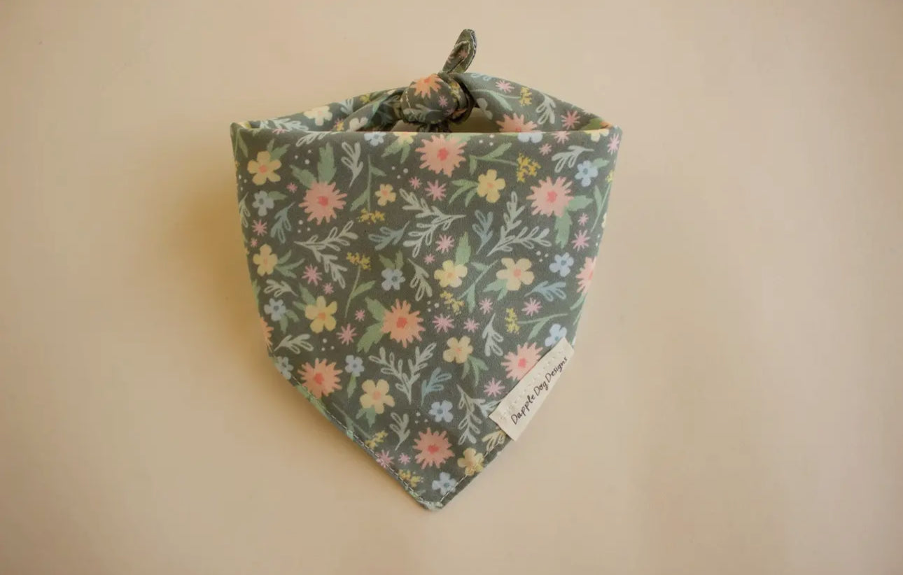 Wildflowers Bandana - Spring Dog Bandana