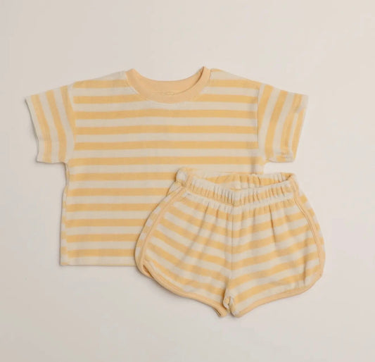 Sterling Set in Yellow Stripe