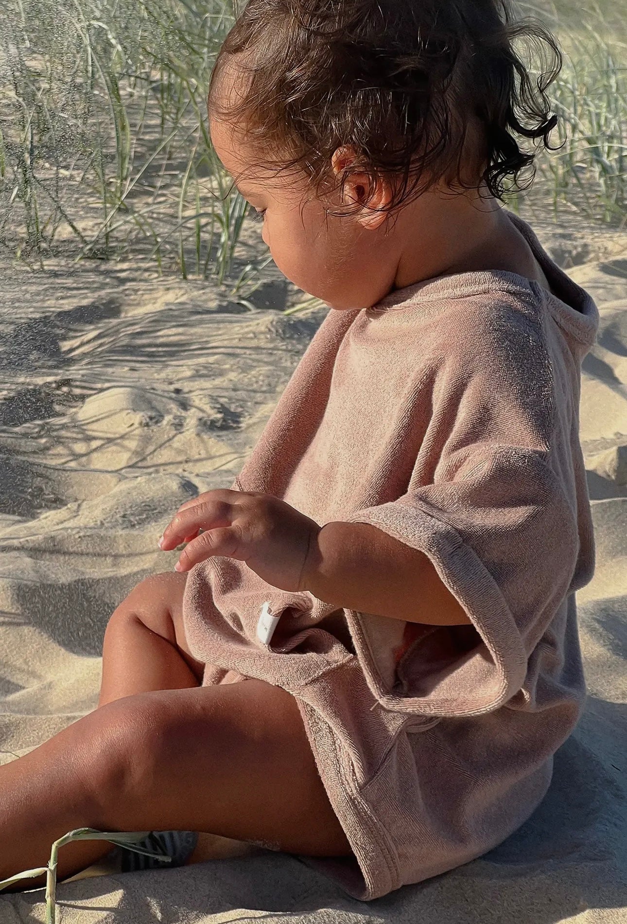 Mini Terry Romper - Chocolate Latte
