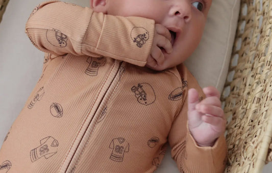 Little Linebacker Zip Pajamas