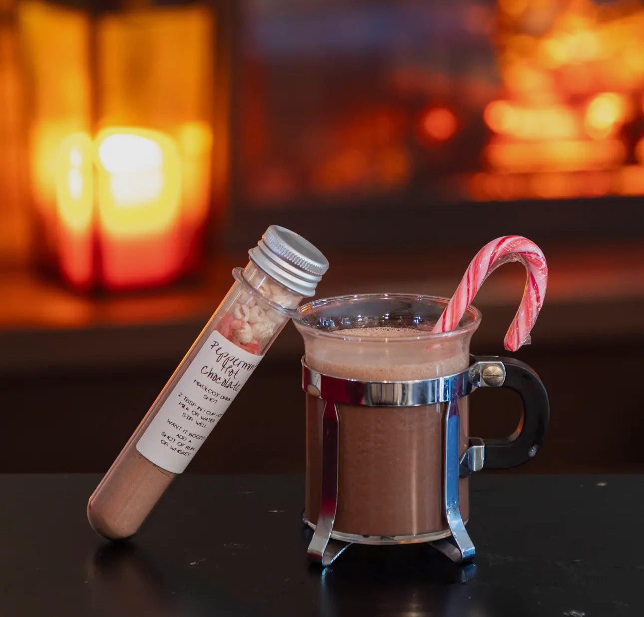 Peppermint Hot Cocoa Mix Shot