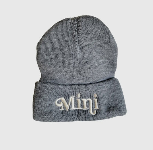 Matching Knit Hats - Mini - Dark Grey