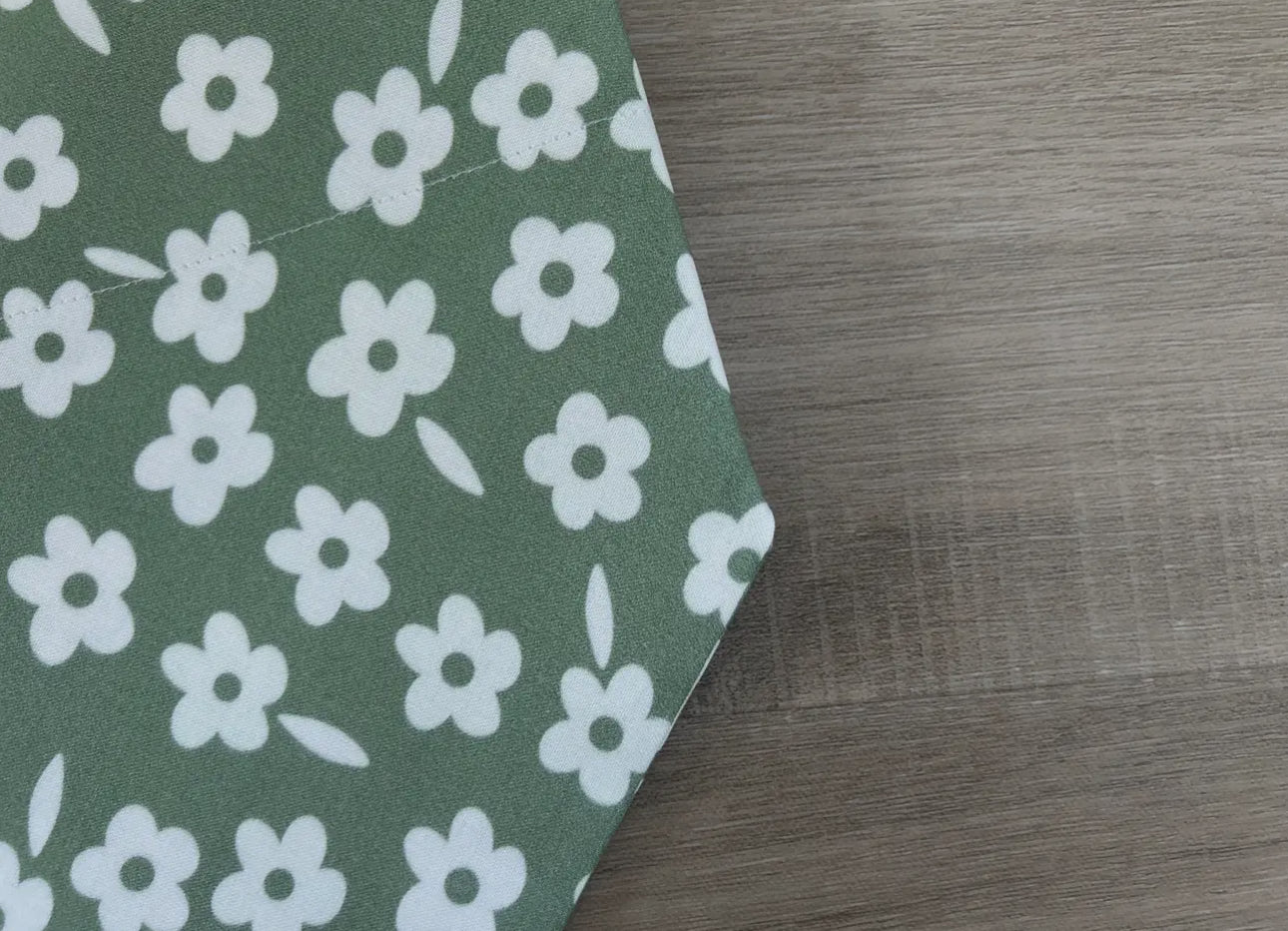 Olive Floral Dog Bandana